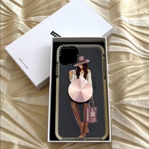 Casetify IPhone11 ProMax impact case w/pop socket